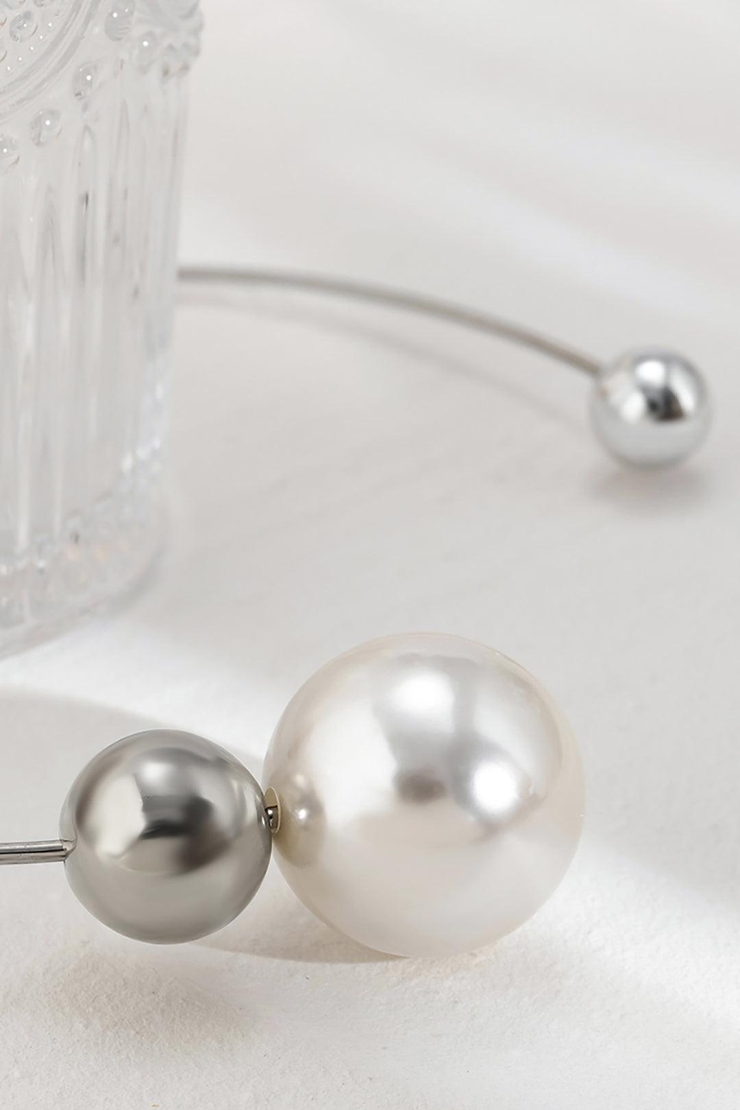 PEARL - Kolye Gümüş ve Altın