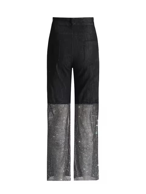 BLEND File Paça Detaylı Yüksek Bel Jean