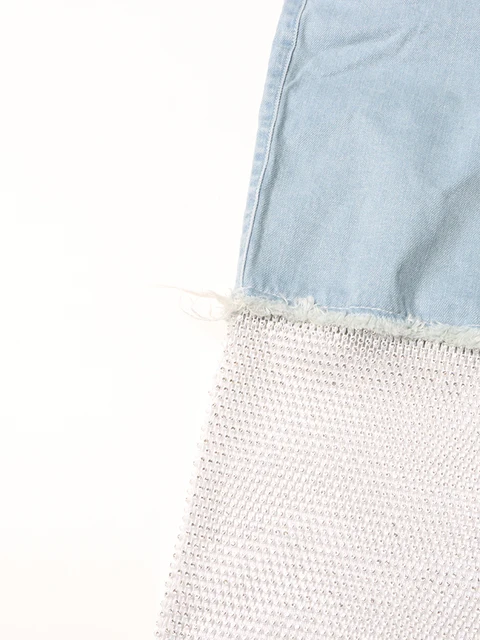 BLEND File Paça Detaylı Yüksek Bel Jean