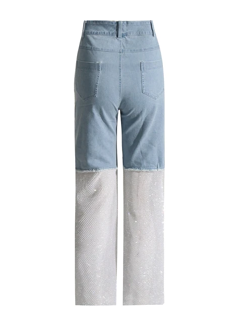 BLEND File Paça Detaylı Yüksek Bel Jean
