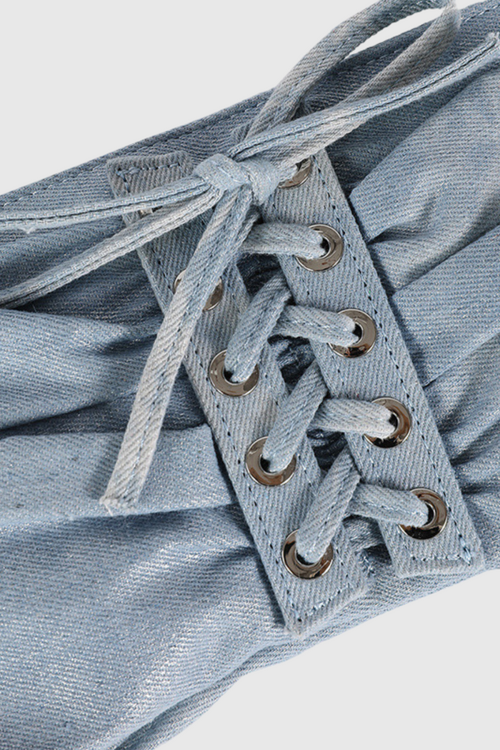 CORSETTA Bağcık Detaylı Mini Çanta