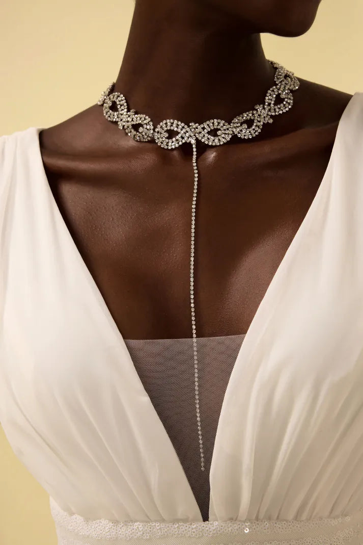 LYNNA Sahte Elmas Choker Kolye