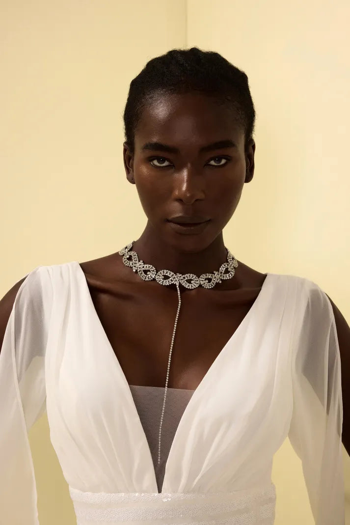 LYNNA Sahte Elmas Choker Kolye