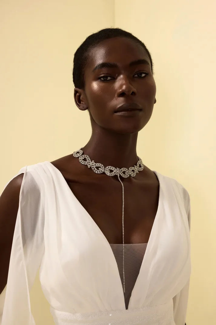 LYNNA Sahte Elmas Choker Kolye