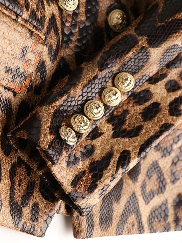 LEOPARD LUXE -Blazer Ceket