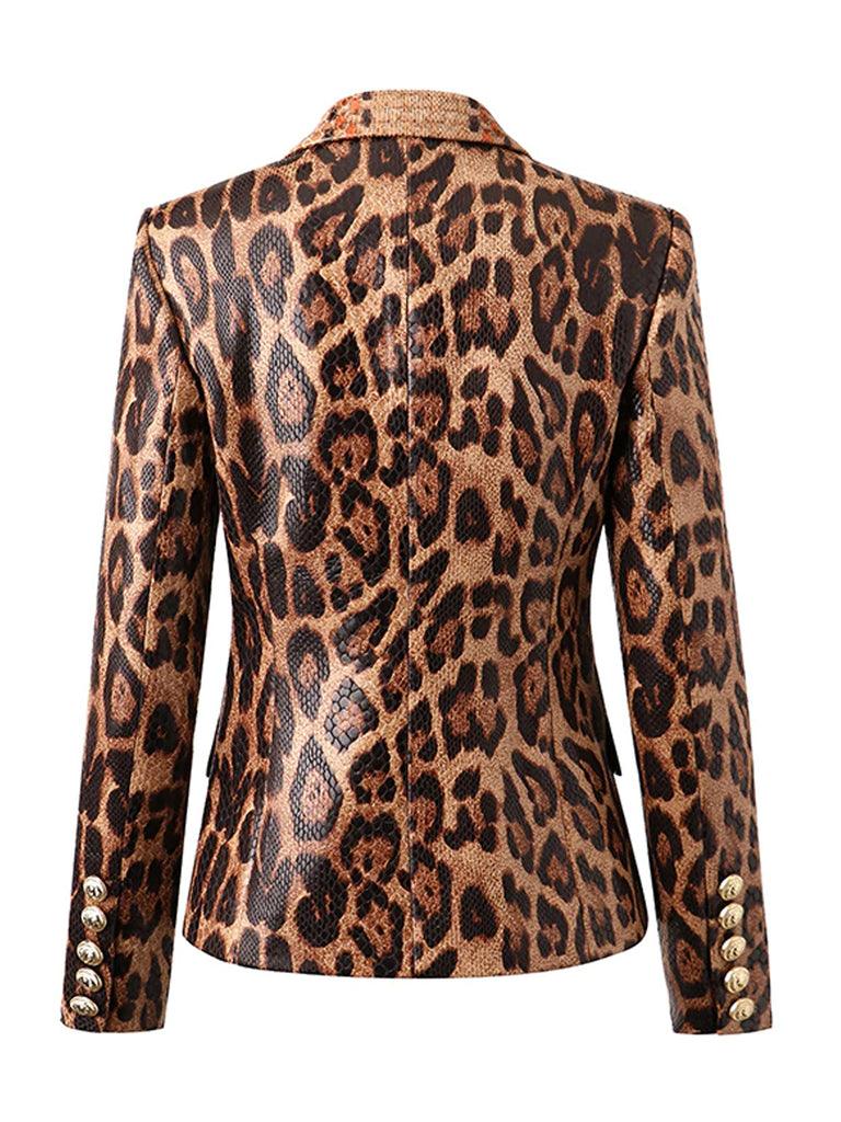 LEOPARD LUXE -Blazer Ceket