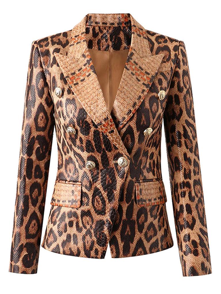 LEOPARD LUXE -Blazer Ceket