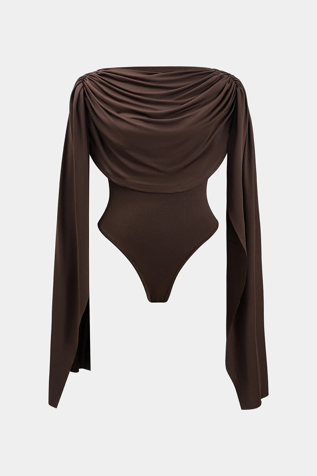 OBSCURA Pelerin Kollu Drapeli V Yaka Body