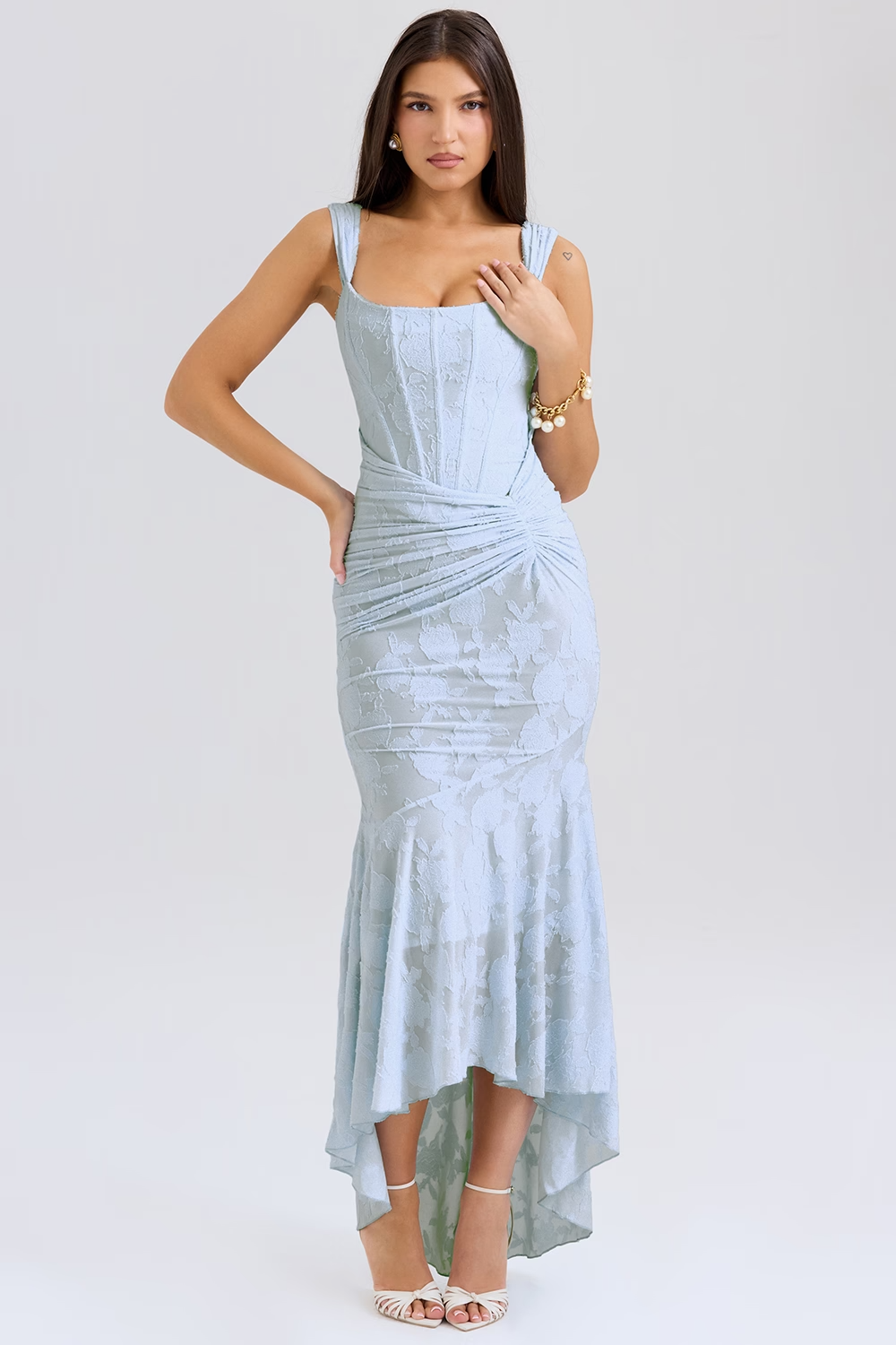 KATERİNA - Vintage  Çan Çiçeği Elbise