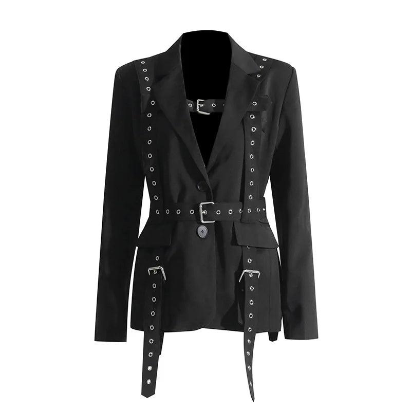 Rivets -Blazer Ceket - LuxOcean