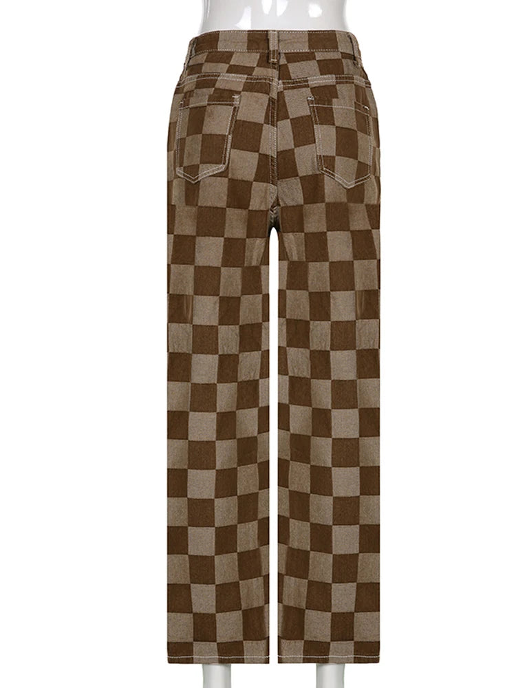 CHECKERBOARD CHIC Pantolon